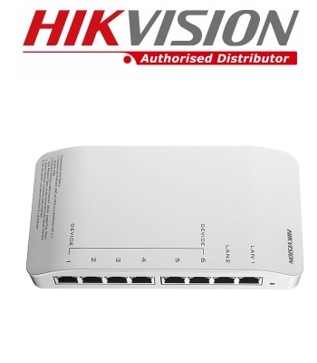 Hikvision-ds-kad606-n Modulo Switch Distribuidor De Conexion Video Portero Visor 6 Salidas