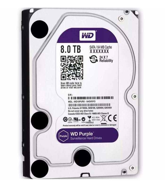 Disco Rigido 8 Tb  Wd Purple / Seagate Skyhawk /  -  8Tb